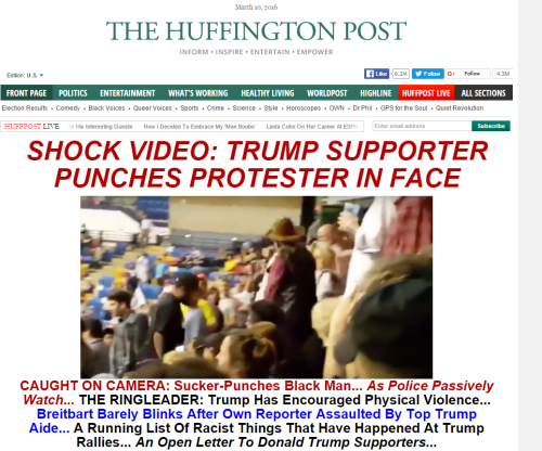 huff post screen shot